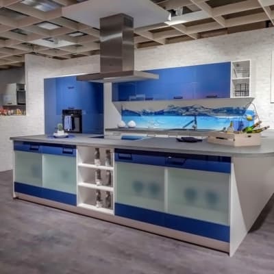 Nolte L Küche in Blau 22