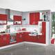Moderne L Küche rot Lack Hochglanz 19