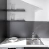 Impuls Landhaus Küche Grafit Weiß G-Förmig