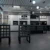 Aran Designküche Sipario inklusive Wohnwand