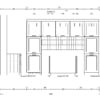 Bauformat Inselküche Haze Blue Seidenmatt - Grundriss